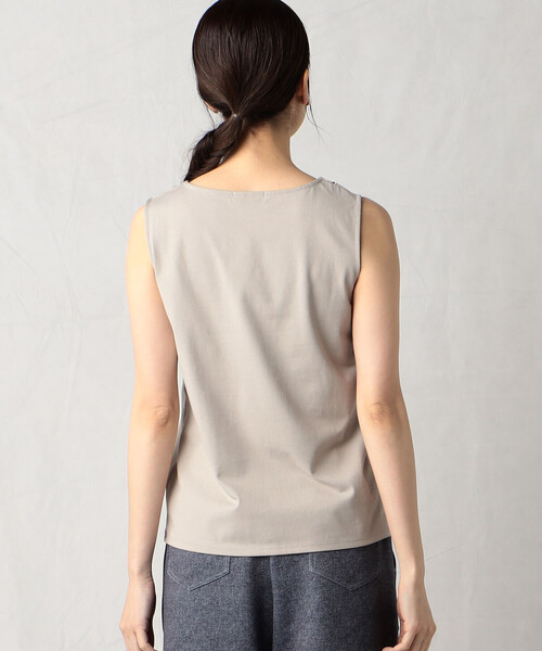 Comme　Ca　Mature（コムサマチュア）の「スパンコール付きタンクトップ（タンクトップ・レディース・ホワイト/グレイッシュベージュ/ブラック・MEDIUM/LARGE）」の12枚目の写真