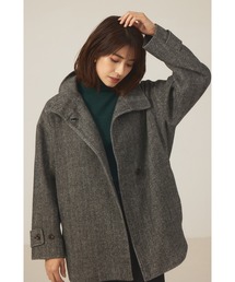 abahouse mavie | ﾍﾘﾝﾎﾞｰﾝｽﾀﾝﾄﾞｶﾗｰｺｰﾄ(ステンカラーコート)