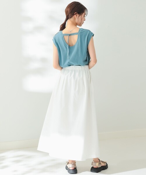 UNIVERSAL OVERALL(ユニバーサルオーバーオール)の「UNIVERSAL OVERALL × B:MING by BEAMS/ 別注 WORKER スカート(スカート・レディース・ブラック/ライトブルー/ホワイト・SMALL/MEDIUM)」の5枚目の写真