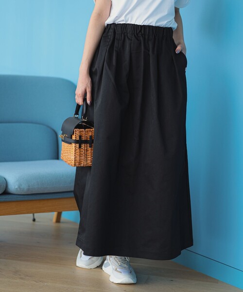 UNIVERSAL OVERALL(ユニバーサルオーバーオール)の「UNIVERSAL OVERALL × B:MING by BEAMS/ 別注 WORKER スカート(スカート・レディース・ブラック/ライトブルー/ホワイト・SMALL/MEDIUM)」の7枚目の写真