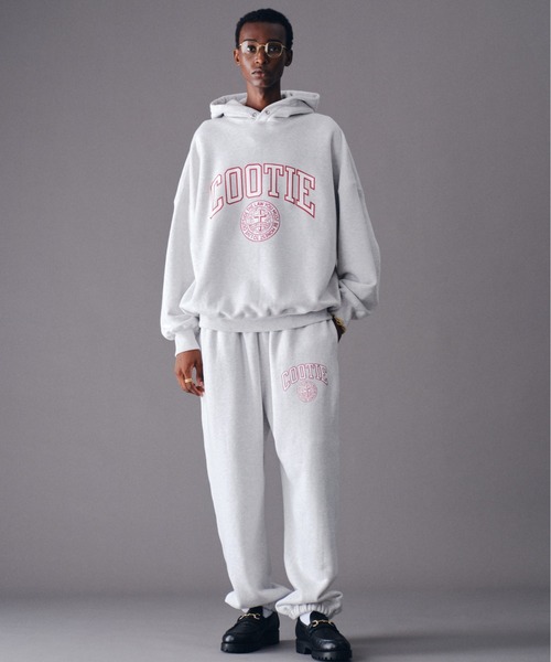 COOTIE SWEAT HOODIE COLLEGE クーティー パーカー　L COOTIE PRODUCTIONS（クーティープロダクションズ）の「Heavy Oz Sweat