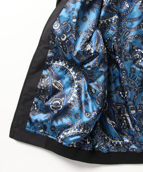 Lafayette（ラファイエット）の「LFYT ラファイエット [Lafayette] - アウトロー ブルゾン ペイズリー柄 ダービージャケット [PAISLEY LINED DERBY JACKET]（ブルゾン・メンズ・ベージュ/ブラック・LARGE/X-LARGE/XX-LARGE/MEDIUM）」の22枚目の写真