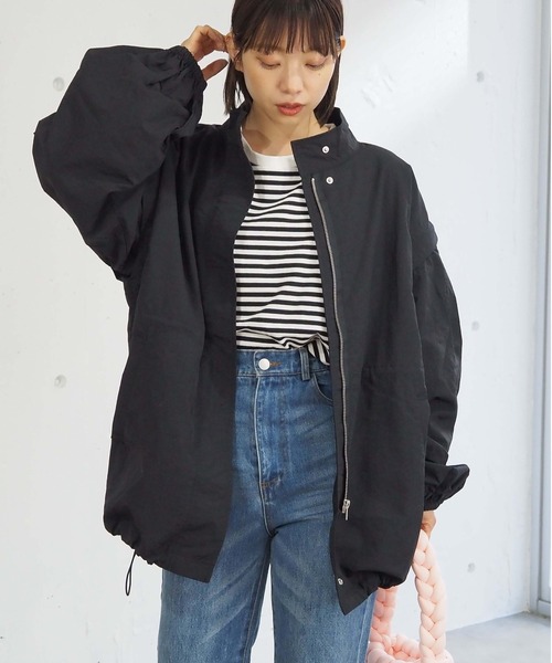 tiptop(ティップトップ)の「【2024SS新色登場】ナイロン袖取り外しブルゾン(ブルゾン・レディース・ブラック/カーキ/オフホワイト/カーキ系/グレー系その他・FREE)」の16枚目の写真