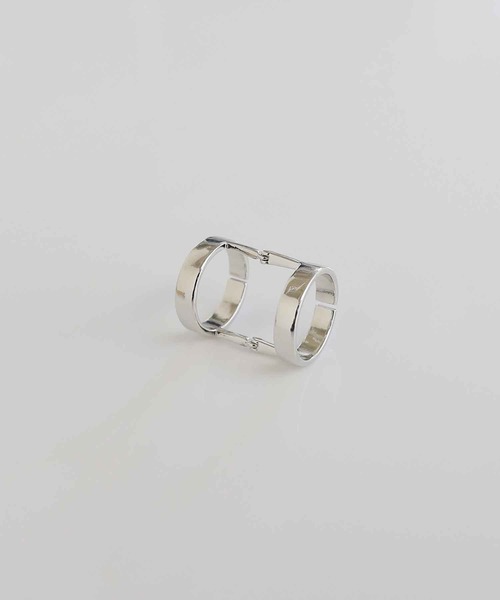 minsobi(ミンソビ)の「ジョイントリング ユニセックスリング(リング・メンズ・シルバー・FREE)」の8枚目の写真