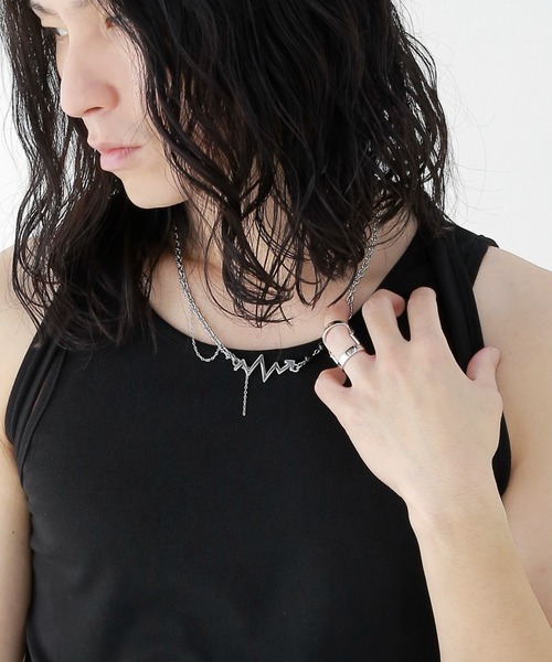 minsobi(ミンソビ)の「ジョイントリング ユニセックスリング(リング・メンズ・シルバー・FREE)」の2枚目の写真