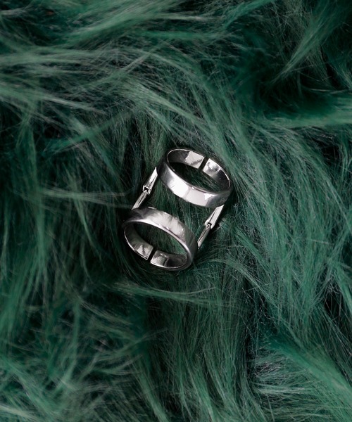 minsobi(ミンソビ)の「ジョイントリング ユニセックスリング(リング・メンズ・シルバー・FREE)」の4枚目の写真