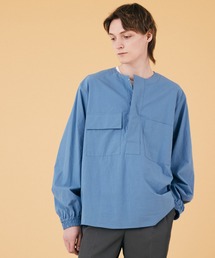 COLUMN（コラム）の「COLUMN / ノーカラープルオーバーシャツ（シャツ