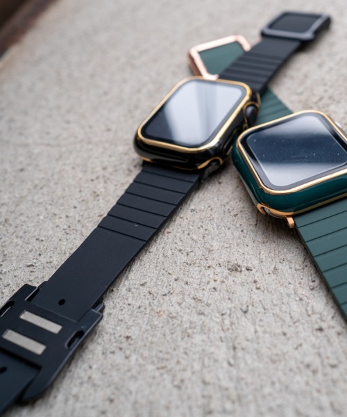zandy(ズィーアンドワイ)の「zandy ズィー・アンド・ワイ / Apple Watch【マグネットシリコンバンド】アップルウォッチバンド マグネットバックル /// silicone1(デジタル腕時計・メンズ・パープル/オリーブ/ピンク/シルバー/ライトグレー/ホワイト×ブラック/ブラック×ホワイト/ブラック×ブラック/ピンクゴールド/ブラック×シルバー/ブラック×ゴールド/ホワイト×シルバー/ホワイト×ゴールド・S/M)」の6枚目の写真