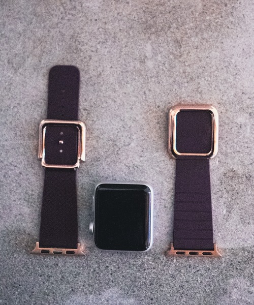 zandy(ズィーアンドワイ)の「zandy ズィー・アンド・ワイ / Apple Watch【マグネットシリコンバンド】アップルウォッチバンド マグネットバックル /// silicone1(デジタル腕時計・メンズ・パープル/オリーブ/ピンク/シルバー/ライトグレー/ホワイト×ブラック/ブラック×ホワイト/ブラック×ブラック/ピンクゴールド/ブラック×シルバー/ブラック×ゴールド/ホワイト×シルバー/ホワイト×ゴールド・S/M)」の10枚目の写真