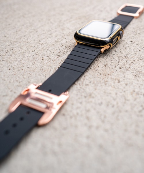 zandy(ズィーアンドワイ)の「zandy ズィー・アンド・ワイ / Apple Watch【マグネットシリコンバンド】アップルウォッチバンド マグネットバックル /// silicone1(デジタル腕時計・メンズ・パープル/オリーブ/ピンク/シルバー/ライトグレー/ホワイト×ブラック/ブラック×ホワイト/ブラック×ブラック/ピンクゴールド/ブラック×シルバー/ブラック×ゴールド/ホワイト×シルバー/ホワイト×ゴールド・S/M)」の8枚目の写真