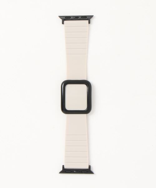 zandy(ズィーアンドワイ)の「zandy ズィー・アンド・ワイ / Apple Watch【マグネットシリコンバンド】アップルウォッチバンド マグネットバックル /// silicone1(デジタル腕時計・メンズ・パープル/オリーブ/ピンク/シルバー/ライトグレー/ホワイト×ブラック/ブラック×ホワイト/ブラック×ブラック/ピンクゴールド/ブラック×シルバー/ブラック×ゴールド/ホワイト×シルバー/ホワイト×ゴールド・S/M)」の20枚目の写真