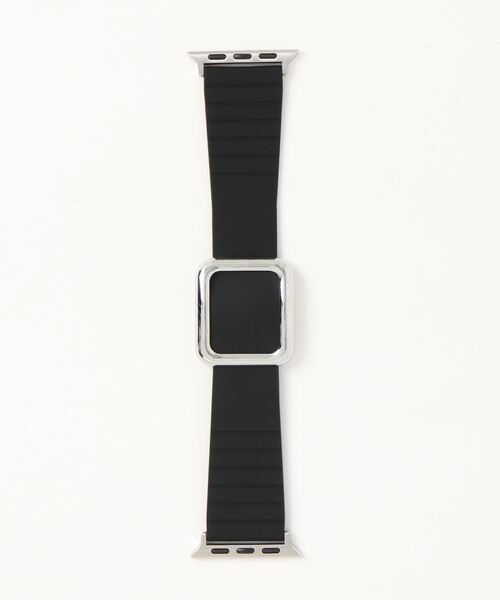 zandy(ズィーアンドワイ)の「zandy ズィー・アンド・ワイ / Apple Watch【マグネットシリコンバンド】アップルウォッチバンド マグネットバックル /// silicone1(デジタル腕時計・メンズ・パープル/オリーブ/ピンク/シルバー/ライトグレー/ホワイト×ブラック/ブラック×ホワイト/ブラック×ブラック/ピンクゴールド/ブラック×シルバー/ブラック×ゴールド/ホワイト×シルバー/ホワイト×ゴールド・S/M)」の21枚目の写真