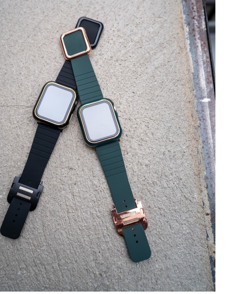 zandy(ズィーアンドワイ)の「zandy ズィー・アンド・ワイ / Apple Watch【マグネットシリコンバンド】アップルウォッチバンド マグネットバックル /// silicone1(デジタル腕時計・メンズ・パープル/オリーブ/ピンク/シルバー/ライトグレー/ホワイト×ブラック/ブラック×ホワイト/ブラック×ブラック/ピンクゴールド/ブラック×シルバー/ブラック×ゴールド/ホワイト×シルバー/ホワイト×ゴールド・S/M)」の14枚目の写真