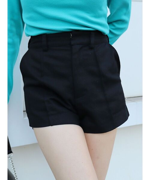 EVRIS（エヴリス）の「ピンタックショートパンツ（その他パンツ・レディース・ブラック/その他1・MEDIUM/SMALL）」の7枚目の写真
