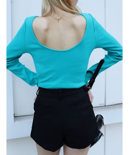 EVRIS（エヴリス）の「ピンタックショートパンツ（その他パンツ・レディース・ブラック/その他1・MEDIUM/SMALL）」の9枚目の写真