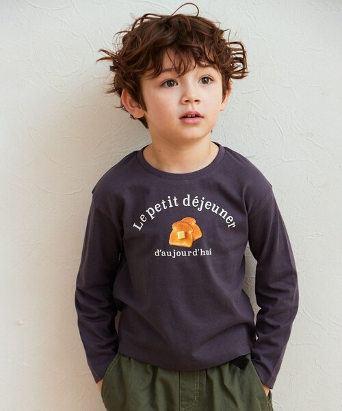 ANY(エニィ)の「アートモチーフ 長袖 Tシャツ(Tシャツ/カットソー・キッズ・アイボリー系/ピンク系/グレー系/サックスブルー系/ライトグリーン系・110/100/120/130/90)」の14枚目の写真