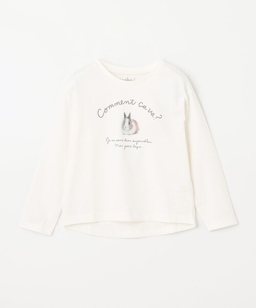 ANY(エニィ)の「アートモチーフ 長袖 Tシャツ(Tシャツ/カットソー・キッズ・アイボリー系/ピンク系/グレー系/サックスブルー系/ライトグリーン系・110/100/120/130/90)」の16枚目の写真