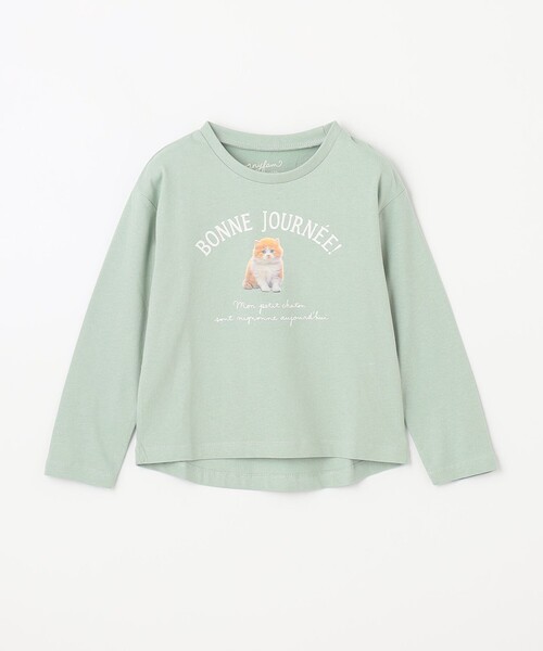 ANY(エニィ)の「アートモチーフ 長袖 Tシャツ(Tシャツ/カットソー・キッズ・アイボリー系/ピンク系/グレー系/サックスブルー系/ライトグリーン系・110/100/120/130/90)」の17枚目の写真