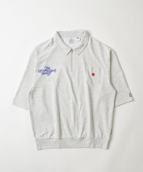FRUIT OF THE LOOM(フルーツオブザルーム)の「THE OTOGIBANASHI SUPPLY×Fruit of the Loom/ザ オトギバナシ サプライ×フルーツオブザルーム 別注POLO HALF ZIP S/S SWEAT/ポロ ハーフジップ セットアップ S/S スウェット(スウェット・メンズ・グレー・LARGE/X-LARGE/MEDIUM)」の11枚目の写真