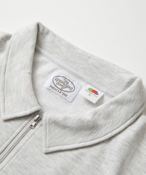 FRUIT OF THE LOOM(フルーツオブザルーム)の「THE OTOGIBANASHI SUPPLY×Fruit of the Loom/ザ オトギバナシ サプライ×フルーツオブザルーム 別注POLO HALF ZIP S/S SWEAT/ポロ ハーフジップ セットアップ S/S スウェット(スウェット・メンズ・グレー・LARGE/X-LARGE/MEDIUM)」の12枚目の写真
