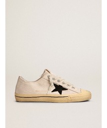 GOLDEN GOOSE | GOLDEN GOOSE V-star2 sneakers with black suede star and embroidered lettering(スニーカー)