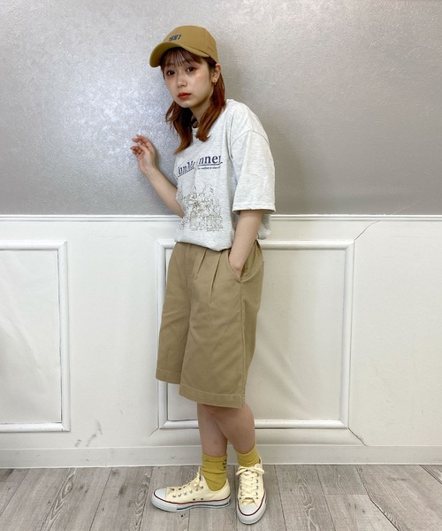 EPICKS（エピックス）の「オーバーシルエットかすれプリントTシャツ（Tシャツ/カットソー・レディース・グレー・MEDIUM/LARGE/X-LARGE）」の22枚目の写真