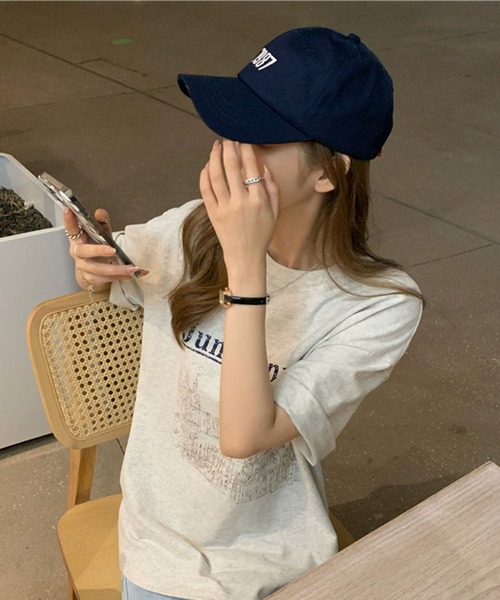 EPICKS（エピックス）の「オーバーシルエットかすれプリントTシャツ（Tシャツ/カットソー・レディース・グレー・MEDIUM/LARGE/X-LARGE）」の20枚目の写真