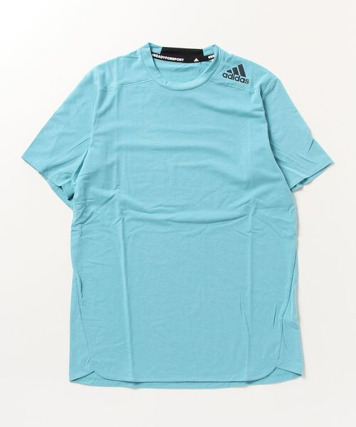 adidas(アディダス)の「アディダス adidas Designed for Training_半袖Tシャツ(Tシャツ/カットソー・メンズ・サックスブルー/コーラル・L/LL/M/3L)」の1枚目の写真