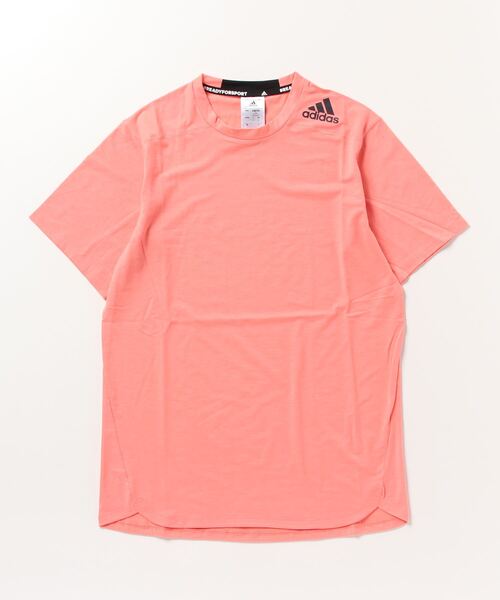 adidas(アディダス)の「アディダス adidas Designed for Training_半袖Tシャツ(Tシャツ/カットソー・メンズ・サックスブルー/コーラル・L/LL/M/3L)」の2枚目の写真
