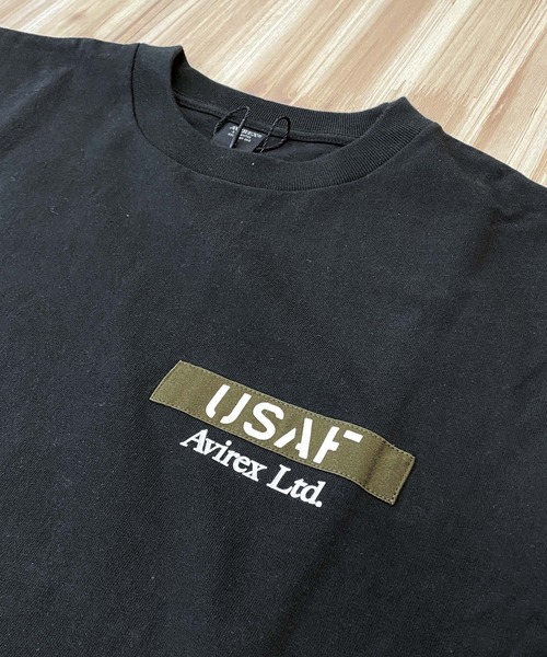 AVIREX（アヴィレックス）の「USAF THUNDERBIRDS 半袖Tシャツ（Tシャツ/カットソー・メンズ・ホワイト/ブラック/セージグリーン・M/L/XL/XXL）」の8枚目の写真