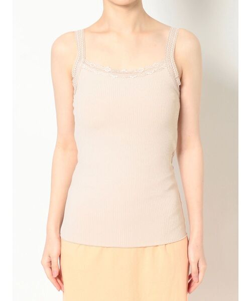 merry jenny(メリージェニー)の「rib lace camisole(キャミソール・レディース・ライトブルー/ピンク/アイボリー・FREE)」の8枚目の写真
