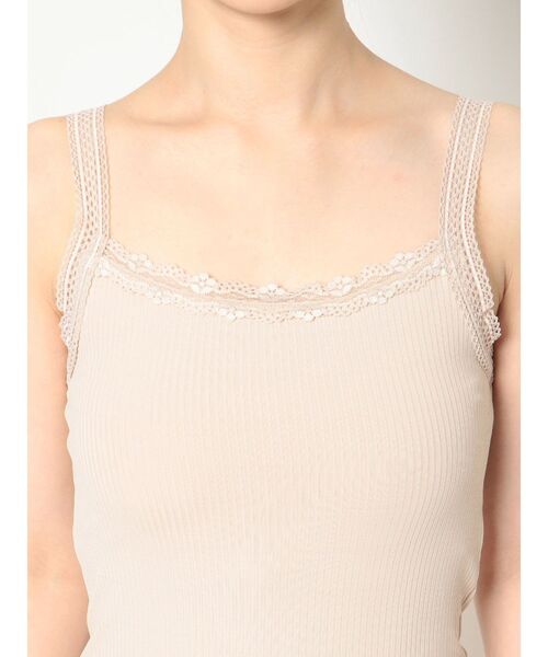merry jenny(メリージェニー)の「rib lace camisole(キャミソール・レディース・ライトブルー/ピンク/アイボリー・FREE)」の12枚目の写真