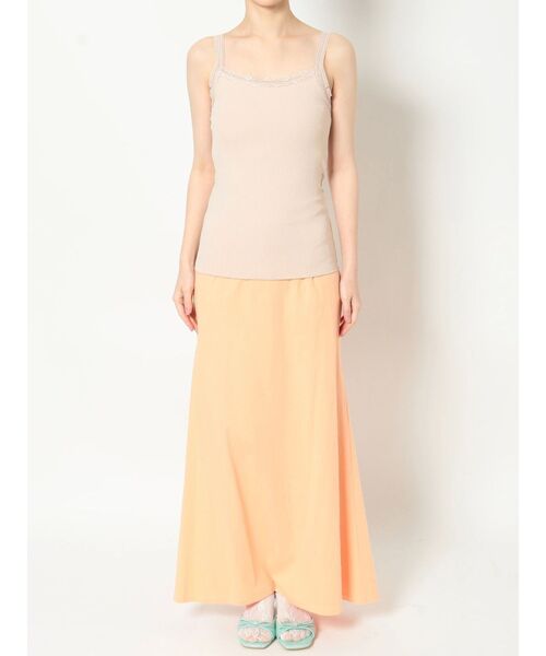 merry jenny(メリージェニー)の「rib lace camisole(キャミソール・レディース・ライトブルー/ピンク/アイボリー・FREE)」の14枚目の写真