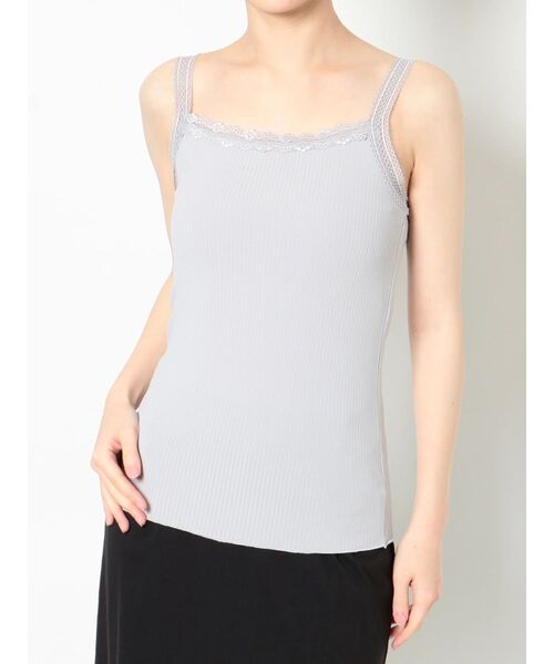 merry jenny(メリージェニー)の「rib lace camisole(キャミソール・レディース・ライトブルー/ピンク/アイボリー・FREE)」の18枚目の写真