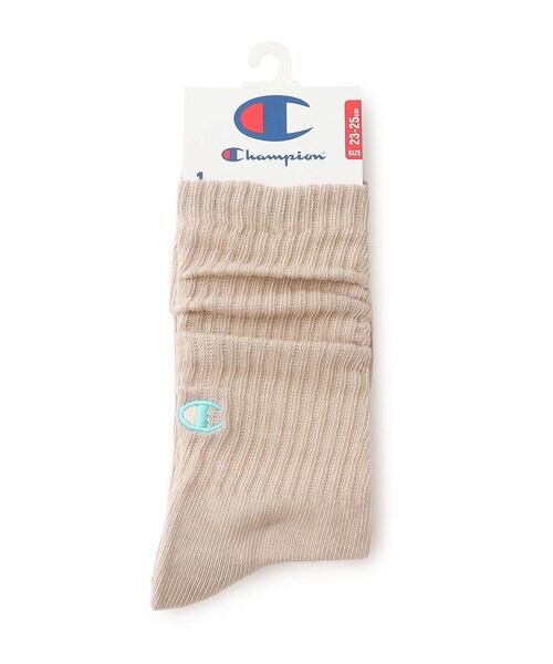 Champion（チャンピオン）の「【Champion/チャンピオン】フルレングスソックス（ソックス/靴下・キッズ・アイボリー/ベージュ・00）」の2枚目の写真