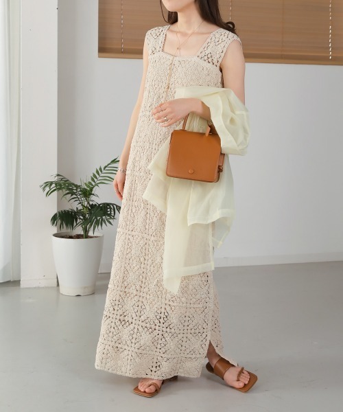 Bab（バブ）の「ハーフスリーブシアージャケットトップス（シャツ/ブラウス・レディース・ホワイト系その他/ライトグレー/モカ・M）」の6枚目の写真