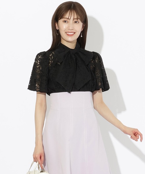 AND COUTURE（アンドクチュール）の「ボウタイ付きコードレース