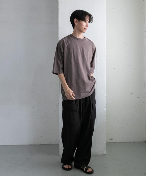 FORK&SPOON（フォークアンドスプーン）の「FORK&SPOON　ナイロンカーゴパンツ（カーゴパンツ・メンズ・ブラック/ベージュ・5/4）」の5枚目の写真