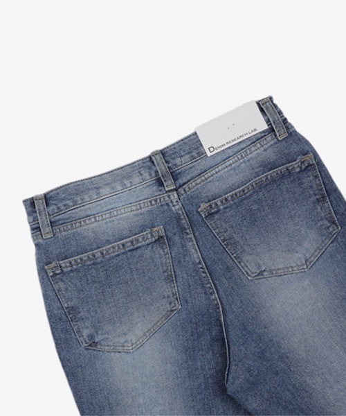 ASCLO（エジュクロ）の「【THE KLOBAL STAGE 韓国アイドル着用】ASCLO +5cm Sand Brush Denim Pants（デニムパンツ・メンズ・ブルー・SMALL/MEDIUM/LARGE）」の21枚目の写真