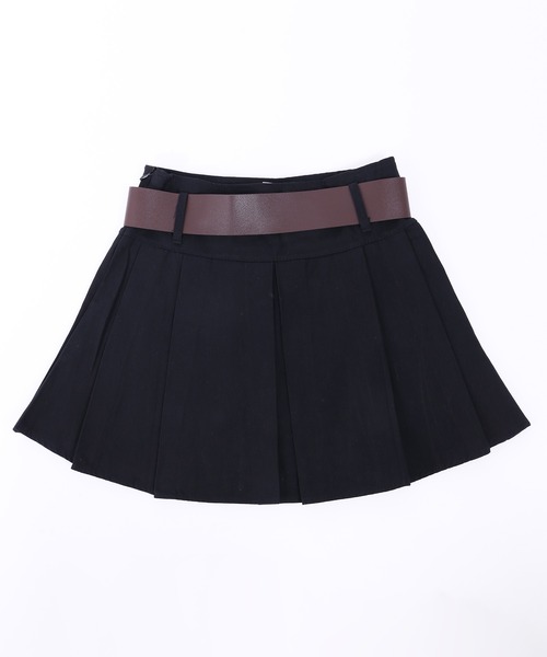 PHILLY（フィリー）の「ベルト付きボックススカート（スカート・レディース・ブラック/ベージュ・FREE）」の13枚目の写真