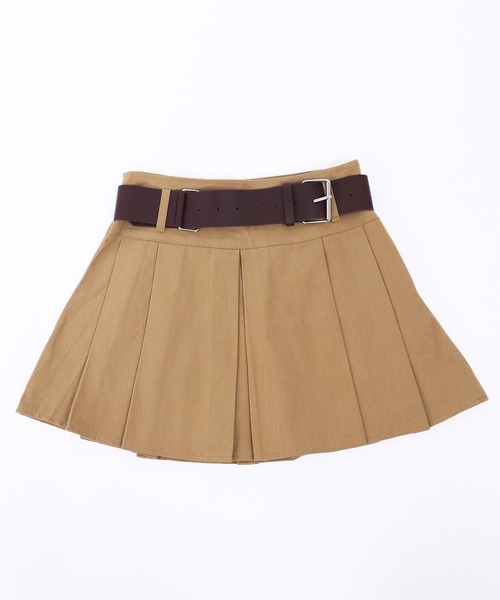 PHILLY（フィリー）の「ベルト付きボックススカート（スカート・レディース・ブラック/ベージュ・FREE）」の9枚目の写真
