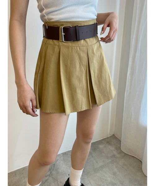 PHILLY（フィリー）の「ベルト付きボックススカート（スカート・レディース・ブラック/ベージュ・FREE）」の15枚目の写真