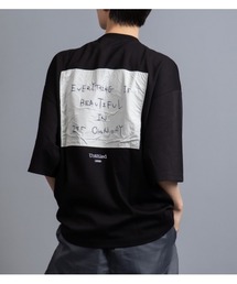 【ZOZO限定】冷感COOLダンボール 貼付けレターアート TEE