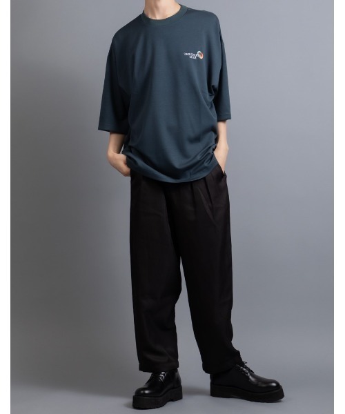En serio TOKYO（エンソリオトーキョー）の「【ZOZO限定】冷感COOLダンボール 貼付けレターアート TEE（Tシャツ/カットソー・メンズ・ブラック/ダークブルー/ホワイト・M/L）」の16枚目の写真