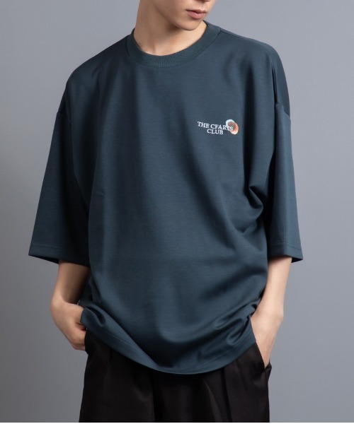 En serio TOKYO（エンソリオトーキョー）の「【ZOZO限定】冷感COOLダンボール 貼付けレターアート TEE（Tシャツ/カットソー・メンズ・ブラック/ダークブルー/ホワイト・M/L）」の18枚目の写真