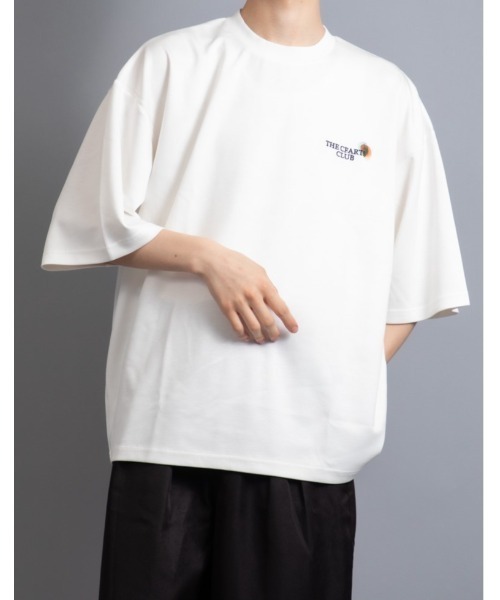 En serio TOKYO（エンソリオトーキョー）の「【ZOZO限定】冷感COOLダンボール 貼付けレターアート TEE（Tシャツ/カットソー・メンズ・ブラック/ダークブルー/ホワイト・M/L）」の22枚目の写真
