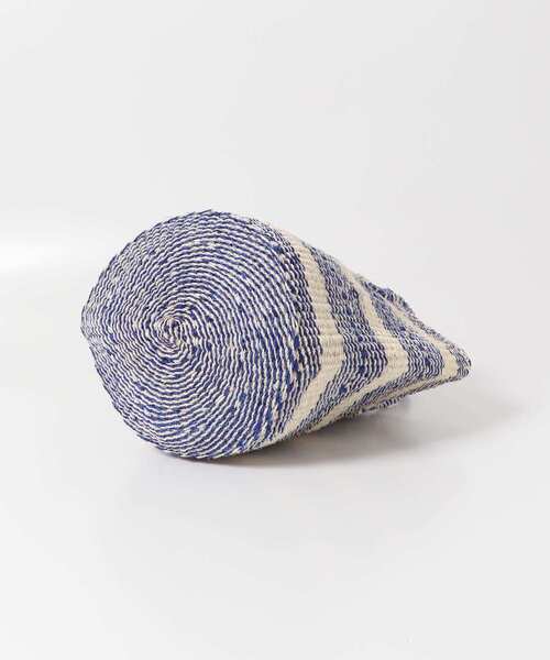 URBAN RESEARCH DOORS（アーバンリサーチドアーズ）の「アフリカンスクエア　サイザルボーダー柄バッグ（ハンドバッグ・レディース・ブルー系その他・FREE）」の5枚目の写真