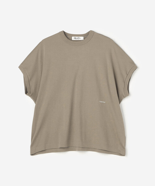 GYMPHLEX(ジムフレックス)の「Gymphlex | キャップスリーブTシャツ WOMEN(Tシャツ/カットソー・レディース・ブルー系その他/グレイッシュベージュ/ホワイト/ブラック・14)」の7枚目の写真