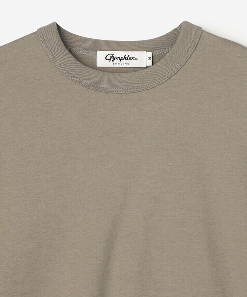 GYMPHLEX(ジムフレックス)の「Gymphlex | キャップスリーブTシャツ WOMEN(Tシャツ/カットソー・レディース・ブルー系その他/グレイッシュベージュ/ホワイト/ブラック・14)」の15枚目の写真