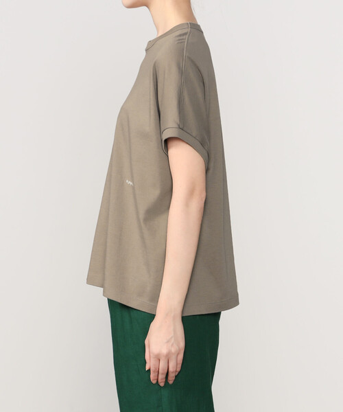 GYMPHLEX(ジムフレックス)の「Gymphlex | キャップスリーブTシャツ WOMEN(Tシャツ/カットソー・レディース・ブルー系その他/グレイッシュベージュ/ホワイト/ブラック・14)」の11枚目の写真